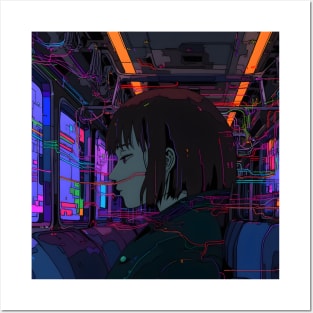 Enter the Digital Realm: Cyberpunk Aesthetics, Mind-Bending Anime, and Futuristic Manga Art Posters and Art